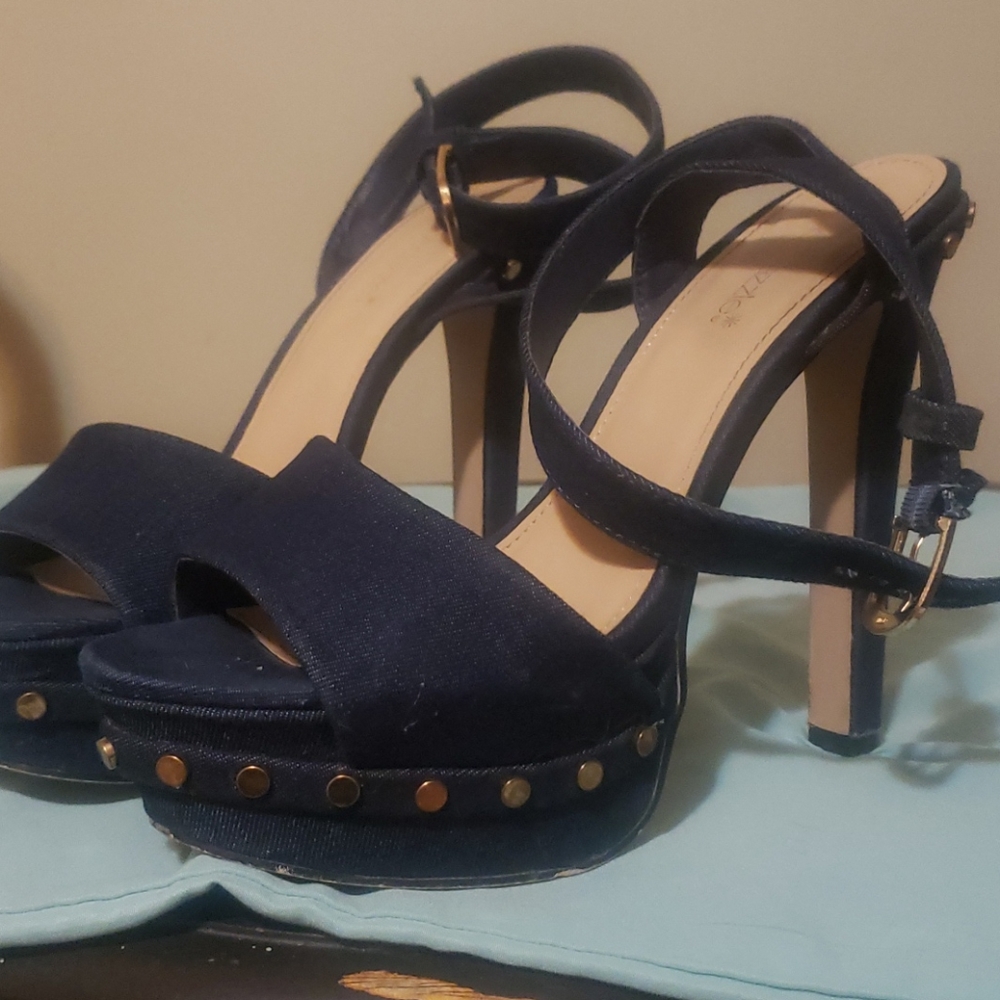 Strappy heels